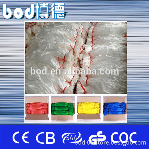 cheap packing plastic net bag in bundle